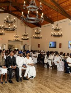 Dakore Akande shares photos from dad’s burial