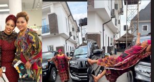 Regina Daniels gifts mum two cars on Valentine eve Regina Daniels gifts mum two cars on Valentine eve