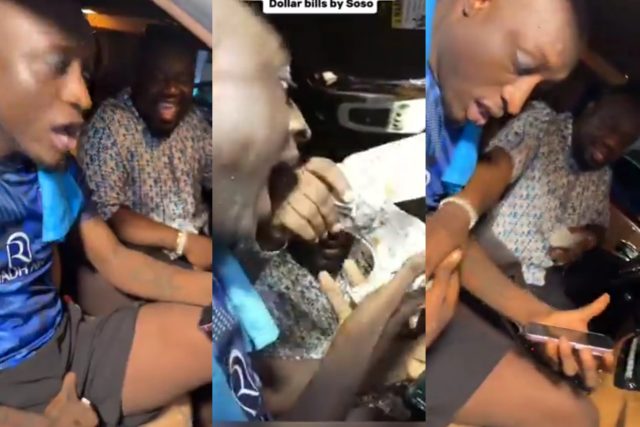 Soso Berekon gifts Carter Efe $10,000 at Emoney's birthday