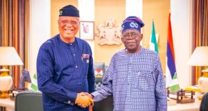 Governor Umo Eno visits Tinubu Governor Umo Eno visits Tinubu at Aso Rock