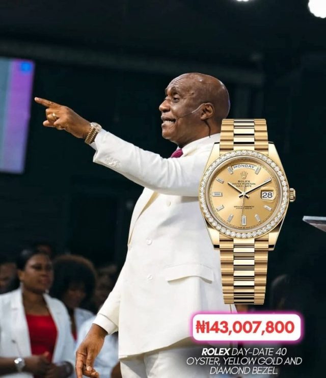 I was given the $2m watch - Pastor David Ibiyeomie clarifies expensive watches