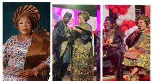 Madam Saje and hubby spark reactions in rare outing