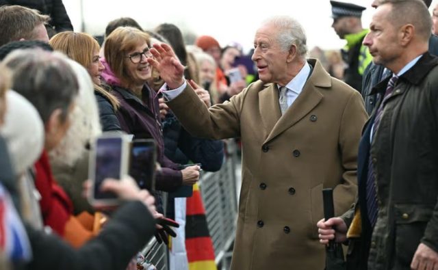 King Charles heckled by public again