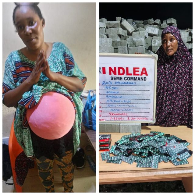 NDLEA busts woman with drugs in fake pregnancy NDLEA busts woman with drugs in fake pregnancy