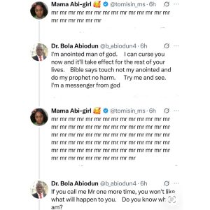 Nigerian pastor CURSES a lady who refused to address him with professional title