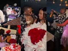 Juma Jux wows Priscilla Ojo with 1st anniversary surprise boat cruise