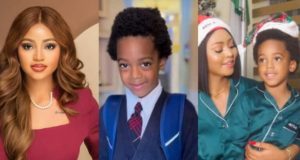 Actress Regina Daniels shares emotional prayer for son