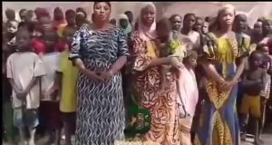 Boko Haram terrorists parade over 100 abducted Kwara residents Boko Haram fighters parade over 100 abducted Kwara residents