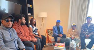 Wike visits late senator Mpigi’s family Wike visits late senator Mpigi’s family in London