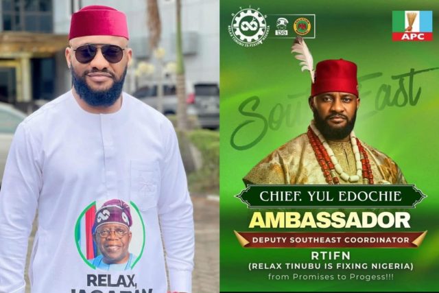 Yul Edochie bags appointment with Tinubu Yul Edochie bags appointment with Tinubu