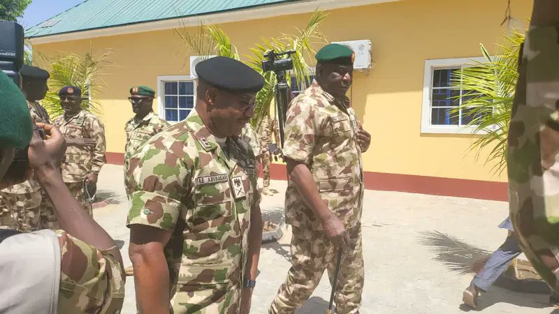 CDS, COAS, arrive Maiduguri after Tinubu’s order