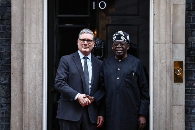 JUST IN: Tinubu meets Keir Starmer