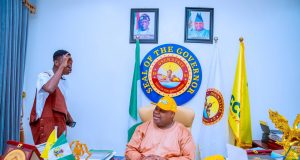 Peller meets Gov Adeleke at state office Peller meets Gov Adeleke at state office