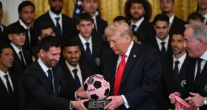 Trump honors Messi and teammates at Whitehouse Trump honors Messi and teammates at Whitehouse