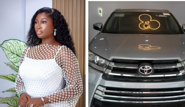 Actress Anike Ami buys new car Actress Anike Ami buys new car