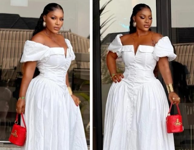 Destiny Etiko stuns in WHITE