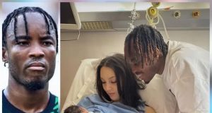 Super Eagles Onyemaechi becomes a DAD!