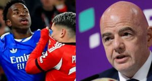 Refs should send off players covering mouth to speak – FIFA President Refs should send players covering mouth to speak - FIFA President