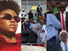 Moment Teni defied security to approach Remi Tinubu, Umo Eno Moment Teni defied security to approach Remi Tinubu, Umo Eno