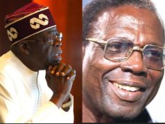 Tinubu mourns late coach, Onigbinde Tinubu mourns late coach, Onigbinde