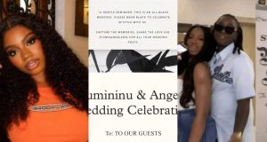 BBNaija Angel shares invitation card for white wedding with partner BBNaija Angel shares invitation card for white wedding with partner