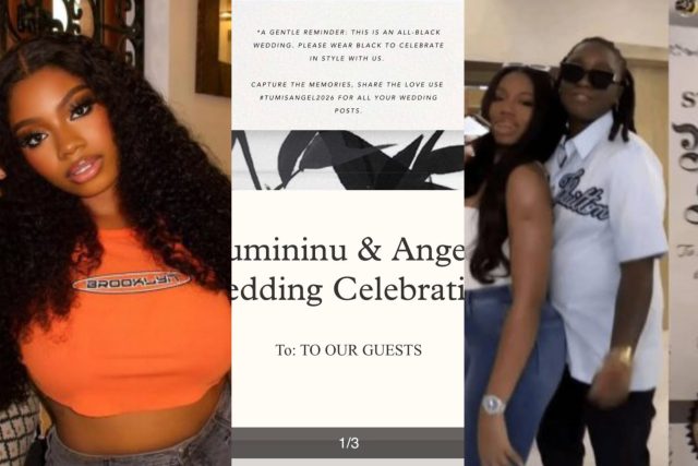 BBNaija Angel shares invitation card for white wedding with partner