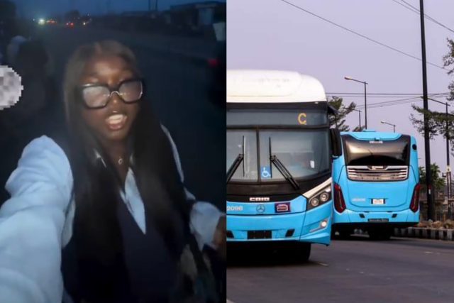 Content creator Ella protests again after bus shortages resume Content creator Ella protests again after bus shortages resume