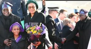 Tinubu arrives UK for state visit Tinubu arrives UK for Historic State visit