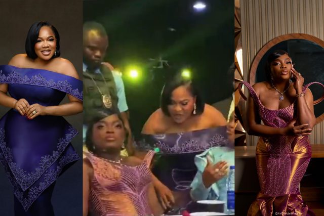 Funke Akindele snubs Toyin Abraham at Iyabo Ojo's movie premiere