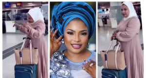 Laide Bakare heads to Mecca for Ramadan Umrah