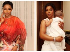 Toke Makinwa claps back at netizen over her daughter’s privacy