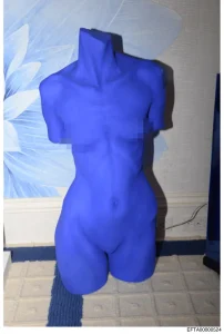 Jeffrey Epstein kept sculpture, photo of mystery blond woman who ‘was the mother of his child