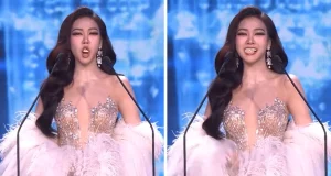 Miss Thailand contestant loses her teeth on stage Miss Thailand contestant loses her teeth on stage