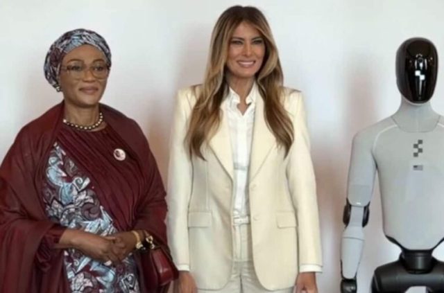 Remi Tinubu meets Melania Trump at white house summit