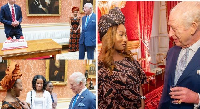 Photos of  DJ Cuppy & King Charles