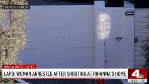 Photos of Rihanna's Beverly Hills mansion full of bullet holes