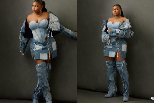 Ruth Kadiri stuns in denim on her birthday