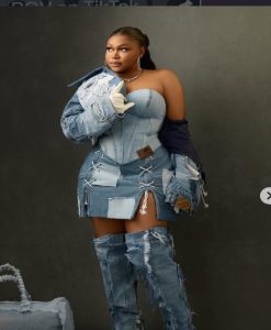 Ruth Kadiri stuns in denim on her birthday 
