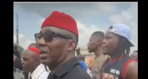 Sowore joins Aba protest demanding release of Nnamdi Kanu Sowore joins Aba protest demanding release of Nnamdi Kanu