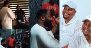 “We will miss him” — Woli Arole visits late Taiwo Adegbodu’s family