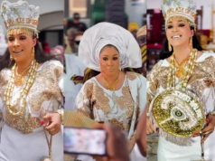 Kwam1’s estranged wife celebrates Seriki Iyalaje title in Egbaland