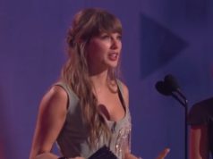 Taylor Swift credits fiancé Travis Kelce for her award-winning album