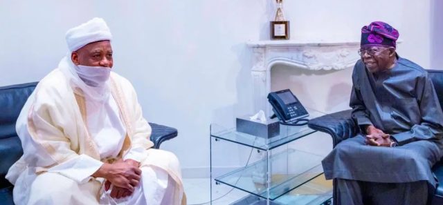 Sultan of Sokoto visits Tinubu