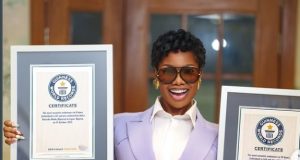 GWR: Tacha receives two plaques for cosmetic makeovers GWR: Tacha receives two plaques for cosmetic makeovers