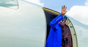 Tinubu departs Lagos for Abuja Tinubu departs Lagos for Abuja