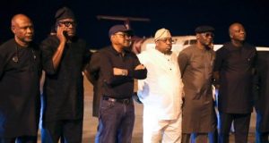 Wike receives remains of late Senator Mpigi at Abuja airport Wike receives remains of late Senator Mpigi at Abuja airport