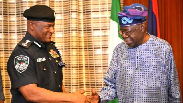 JUST IN: Tinubu swears in Tunji Disu as substantive IGP