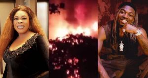 No fire at Mayorkun’s house, singer’s mum debunks report No fire at Mayorkun’s house, singer’s mum debunks report