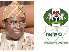 INEC disowns fake account linked to chairman, Amupitan INEC disowns fake account linked to chairman, Amupitan