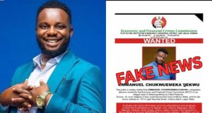 Sabinus NOT wanted by us – EFCC EFCC debunks fake wanted poster of Sabinus